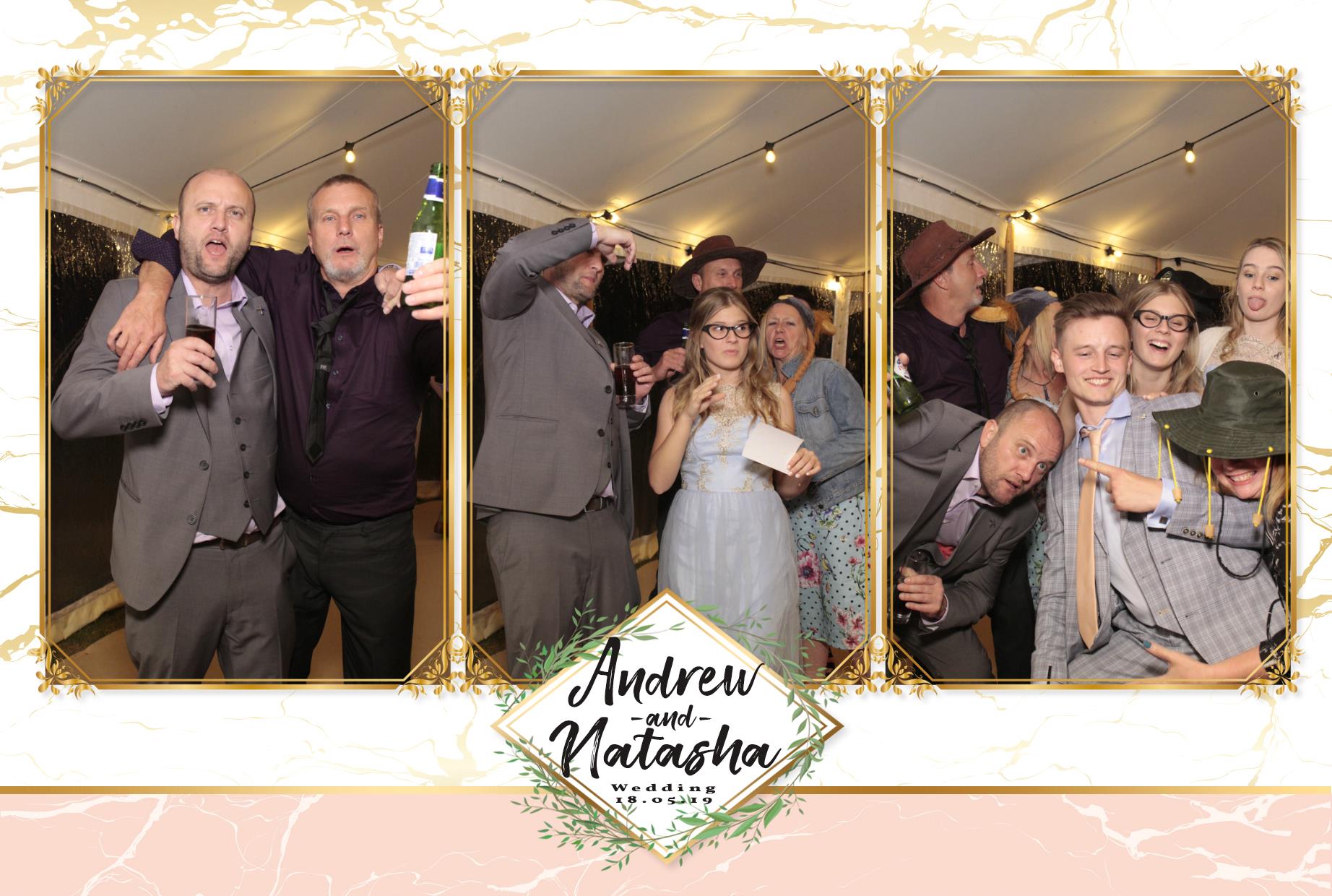 Andrew & Natasha's Wedding  | View more photos from the event at gallery.myphotoboothexperience.co.uk/u/MyPhotoBoothExperienceLtd/Andrew-Natashas-Wedding